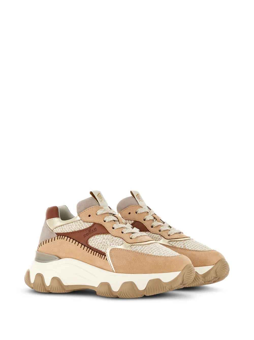 Hogan Hyperactive panelled suede sneakers