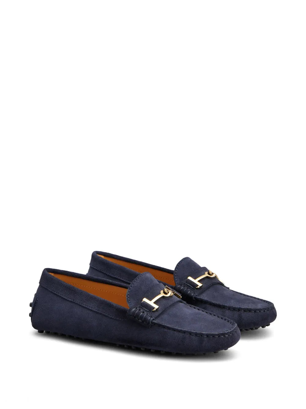Tod's Gommino embellished suede loafers