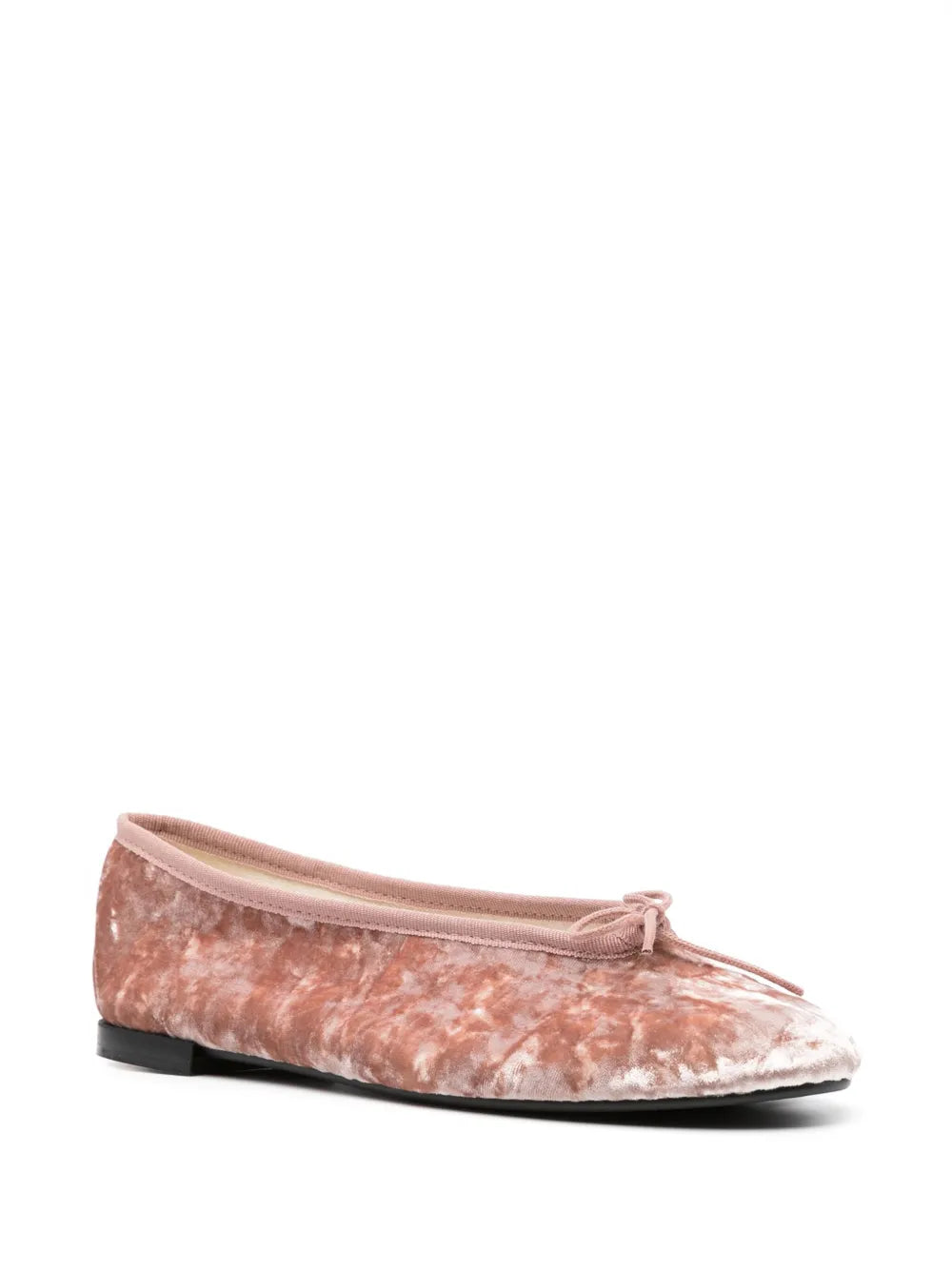Repetto crushed velvet ballerina shoes
