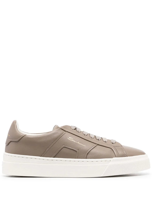 Santoni Gloria leather sneakers