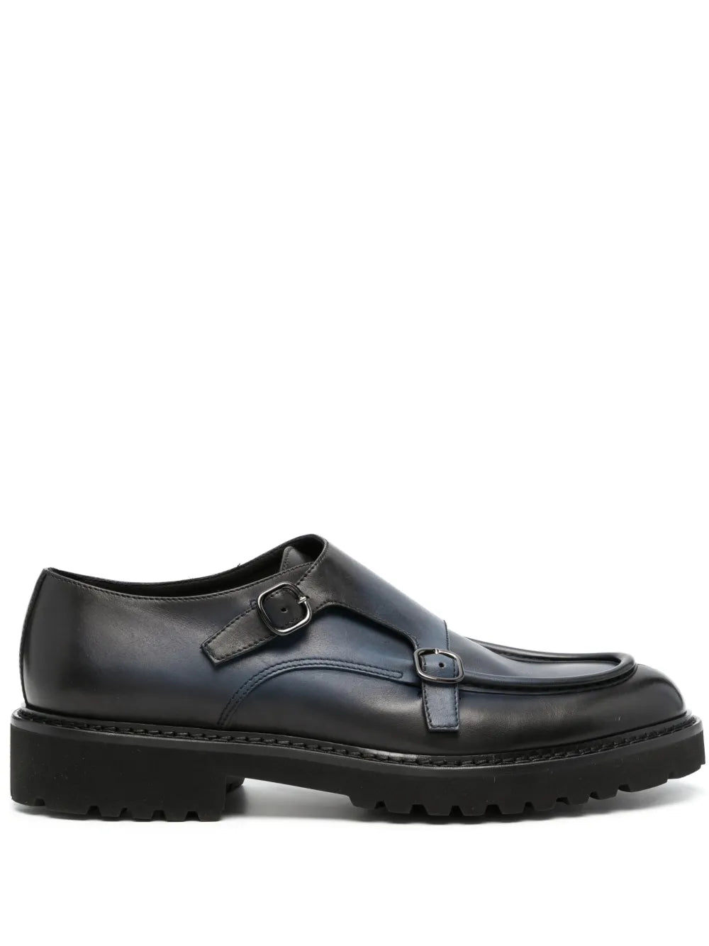 Doucal's double-buckle monk shoes