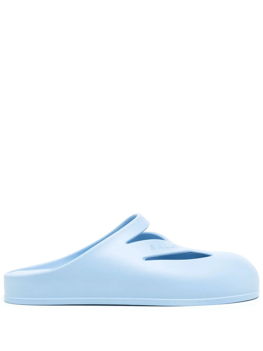 Bally logo-embossed cut-out slippers