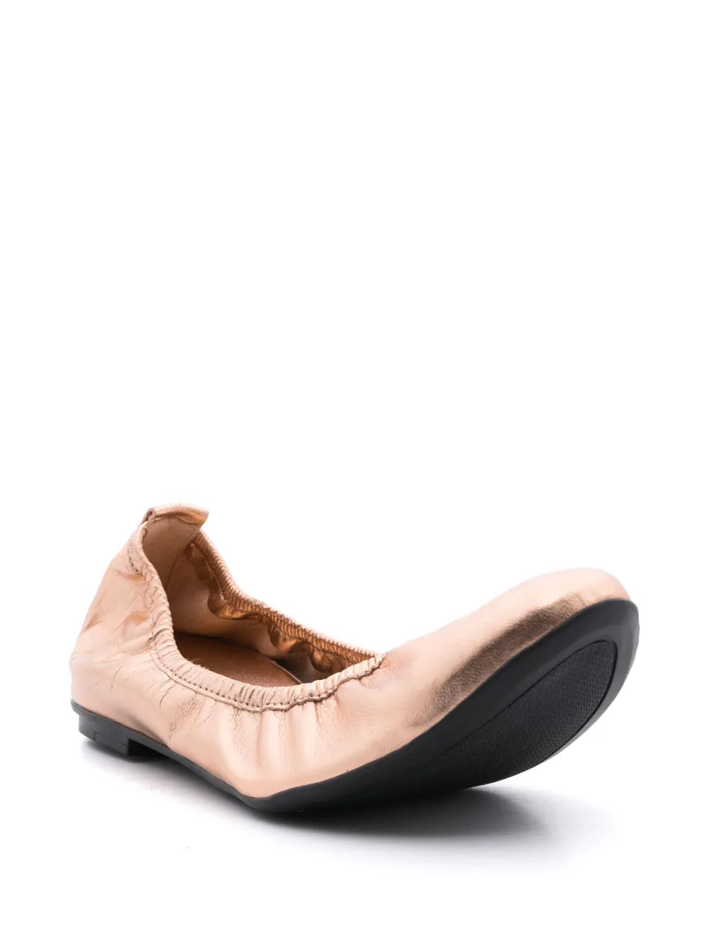 Sarah Chofakian Julia metallic ballerina shoes