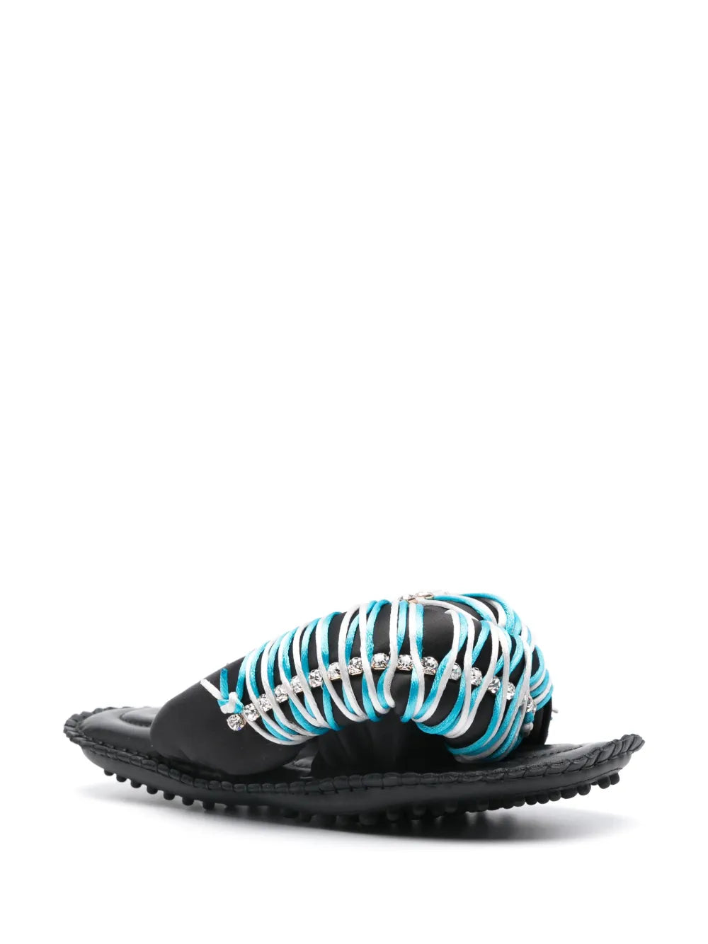 13 09 SR Bingo crystal-embellished pool slides