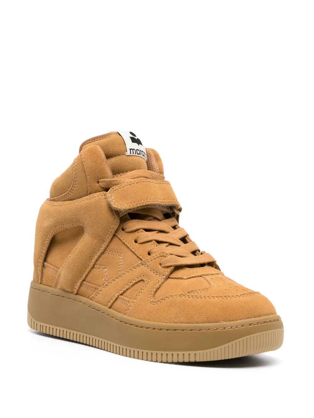 ISABEL MARANT Brooklee hi-top suede sneakers