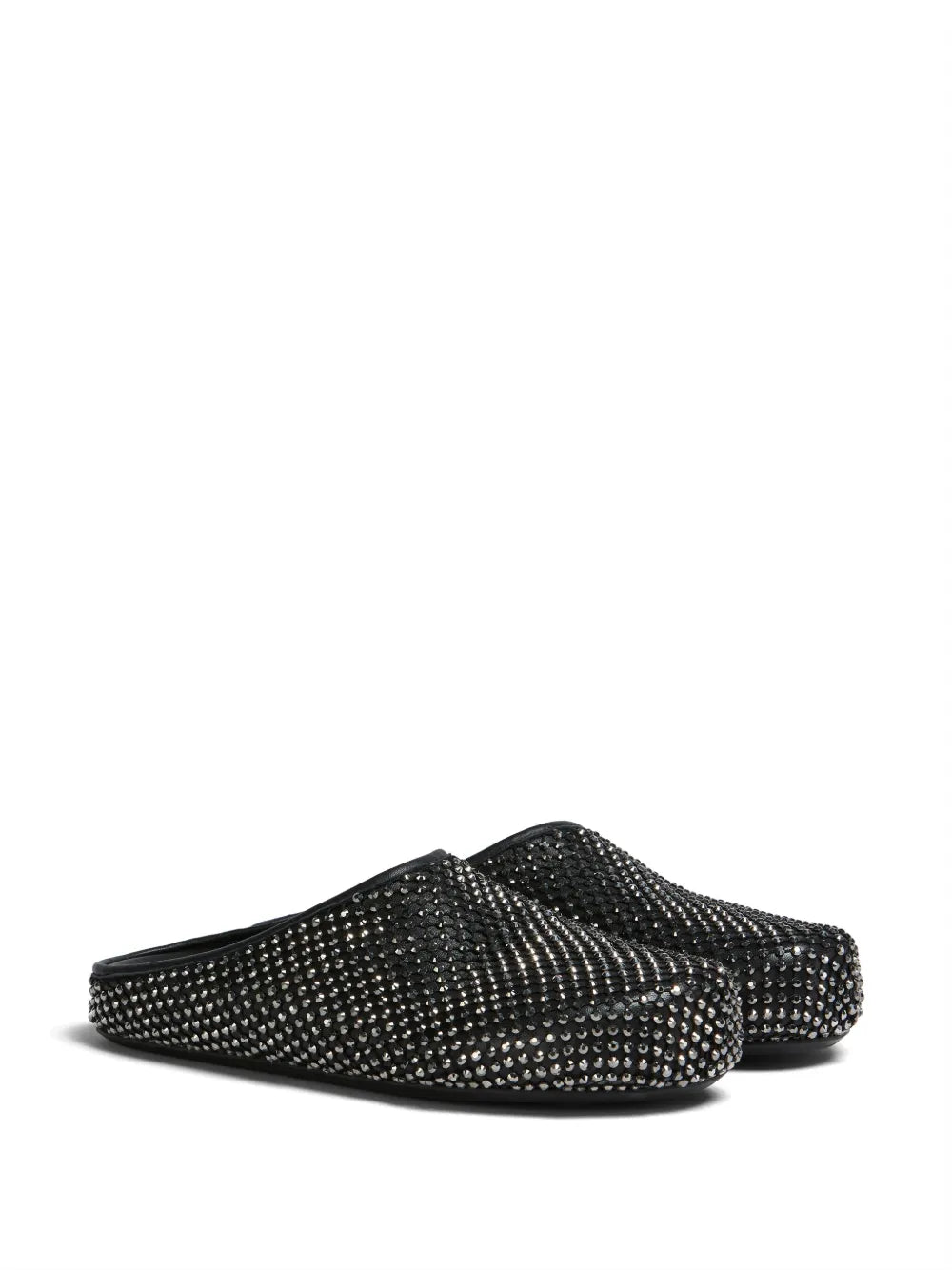 Marni crystal-embellished leather sandals