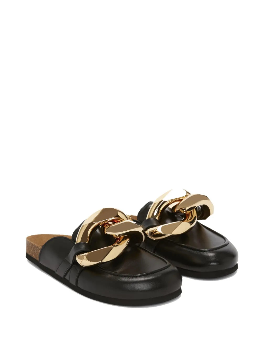 JW Anderson chain-detail leather slides