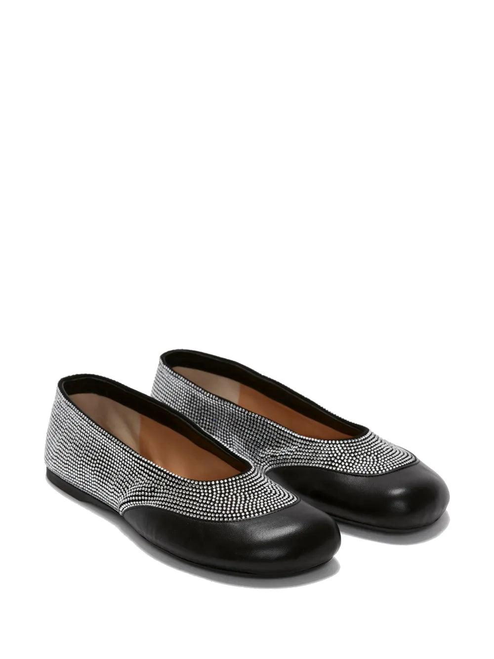 JW Anderson crystal-embellished ballerina flats