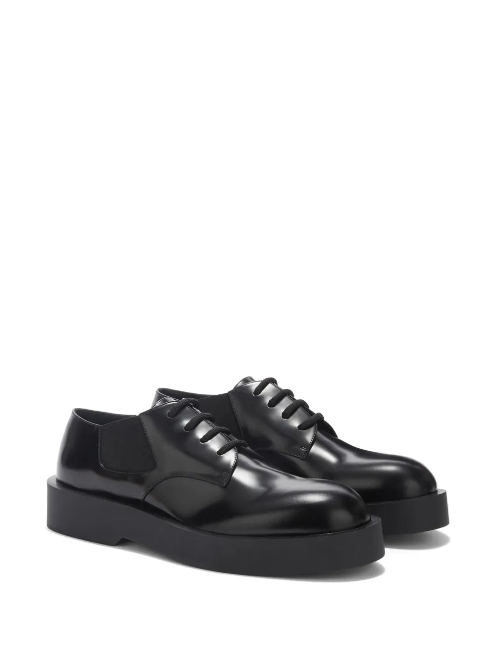 Jil Sander chunky-sole leather Derby shoes