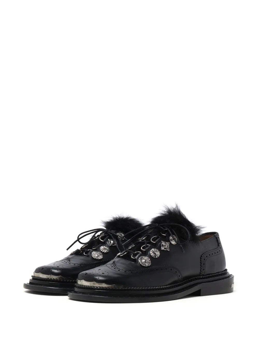Toga studded leather brogues