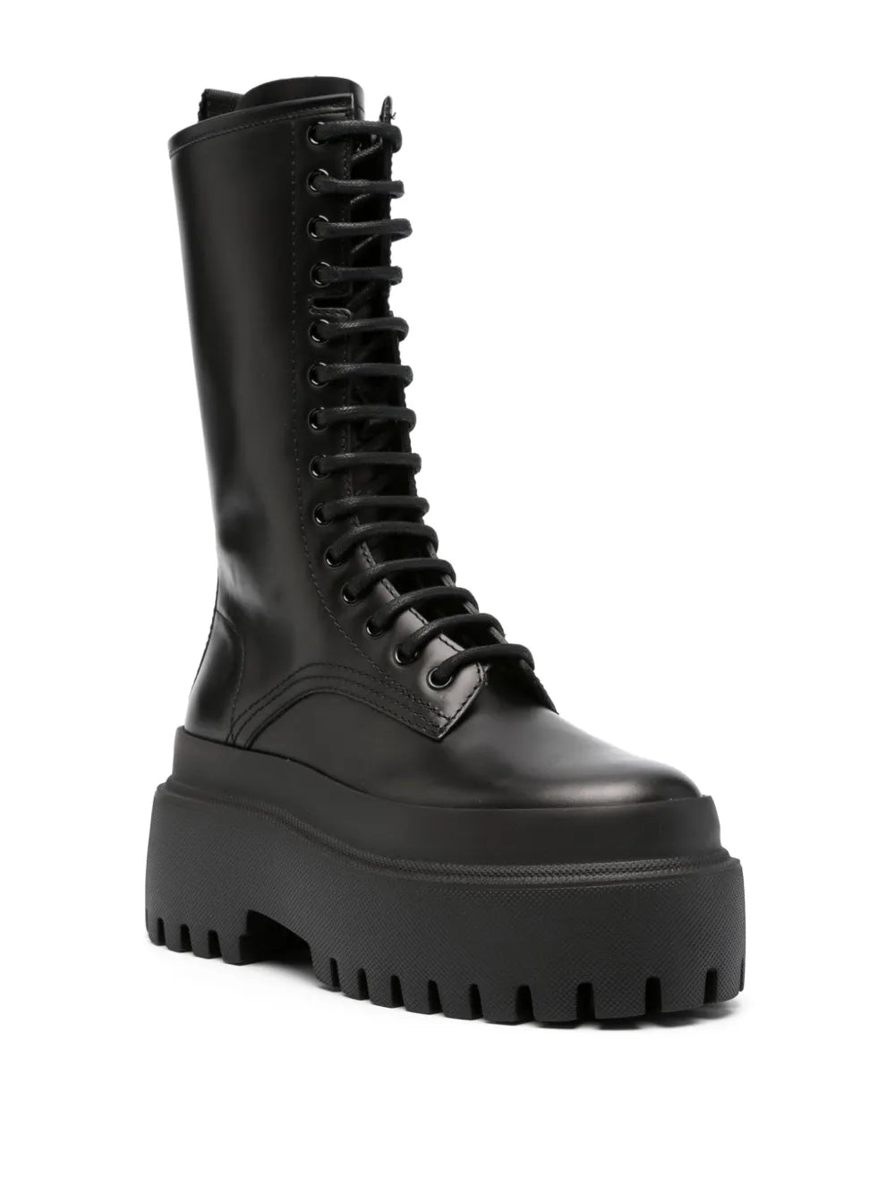 Dolce & Gabbana platform leather combat boots