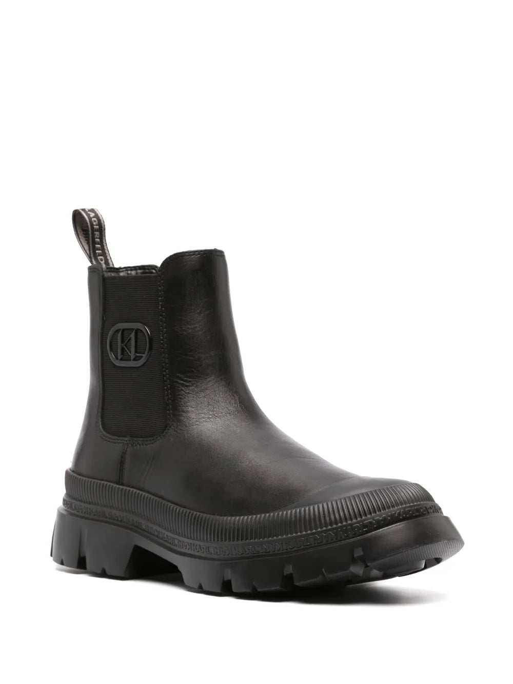 Karl Lagerfeld leather ankle boots