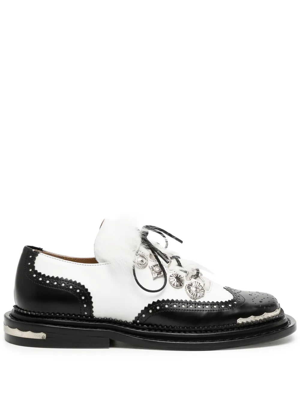 Toga stud-embellished oxford shoes