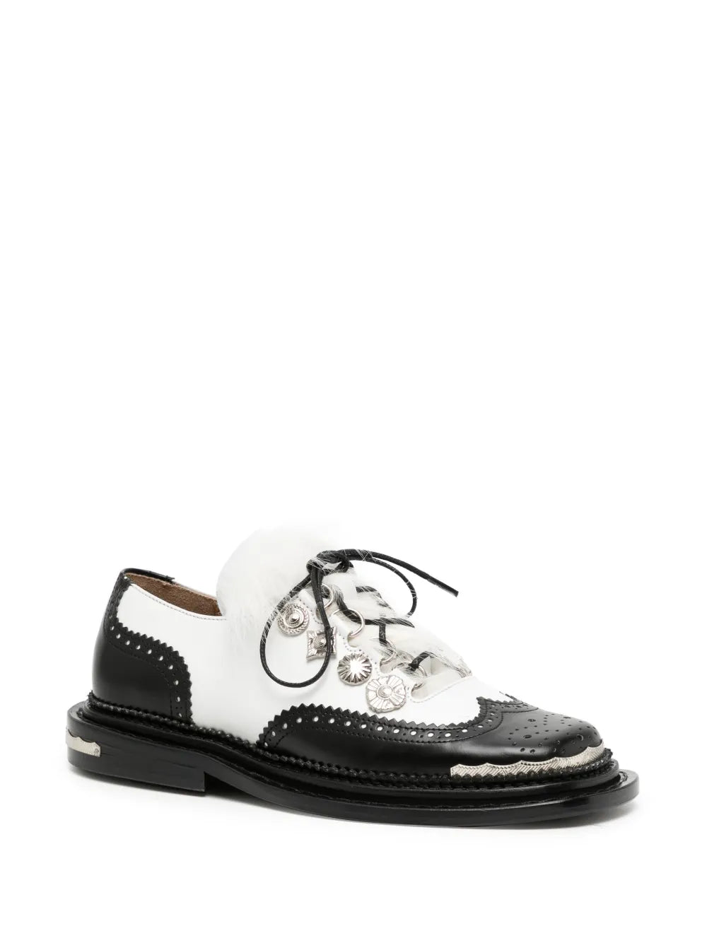Toga stud-embellished oxford shoes