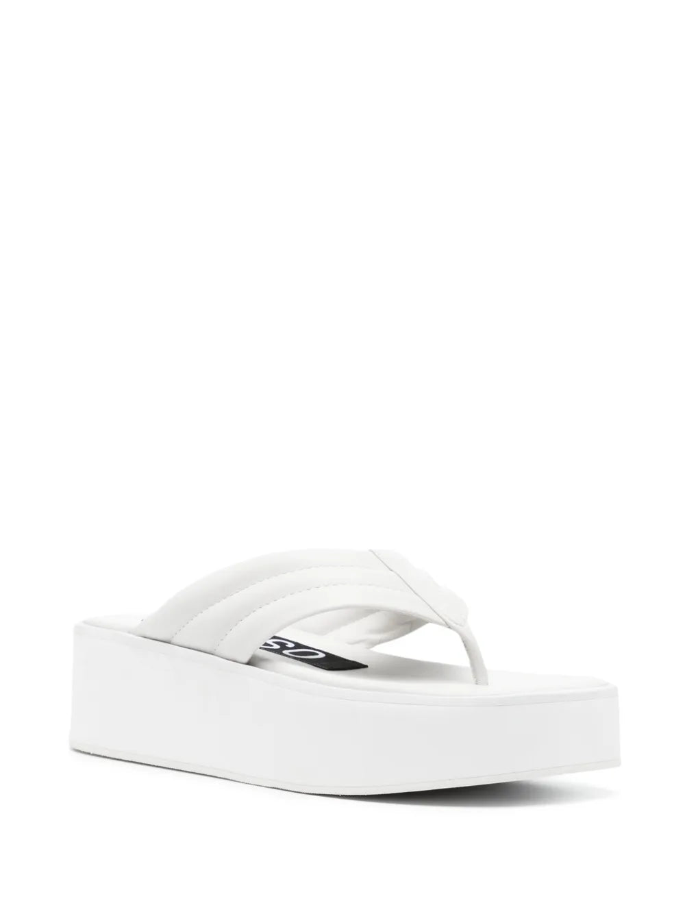 Senso Reese platform leather flip-flops