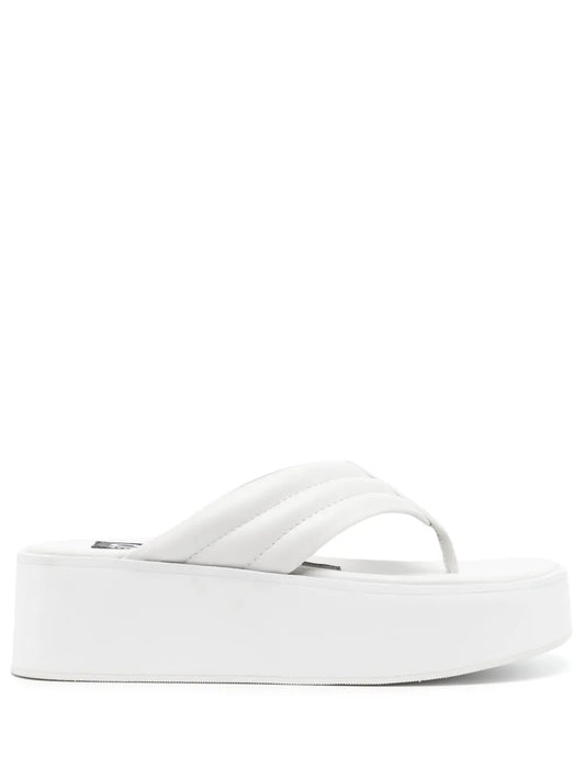 Senso Reese platform leather flip-flops