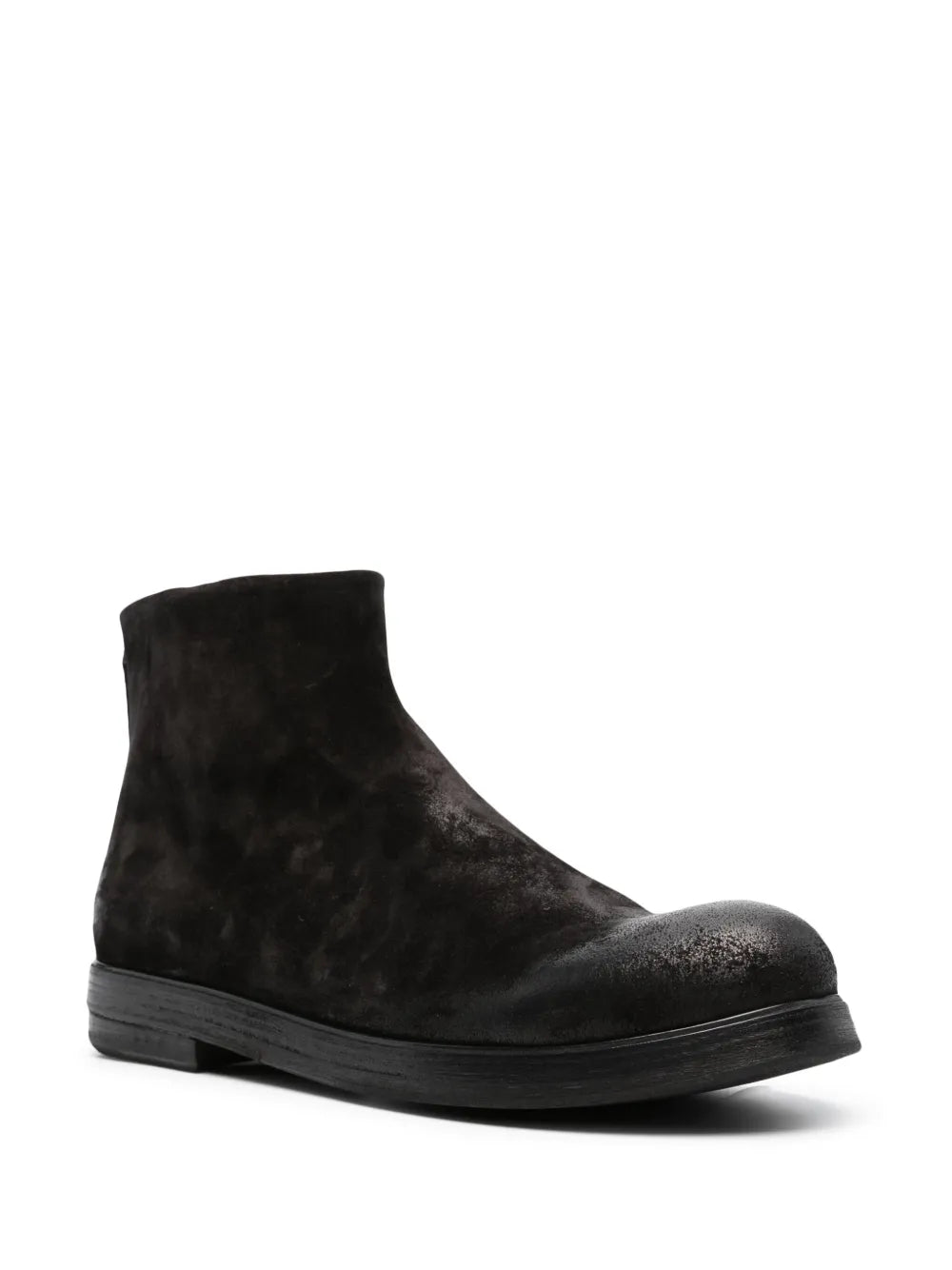 Marsèll round-toe leather ankle boots