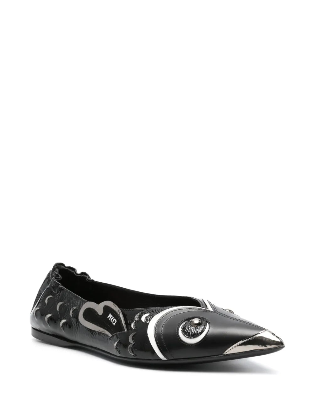 PUCCI Pucci Me leather ballerina shoes