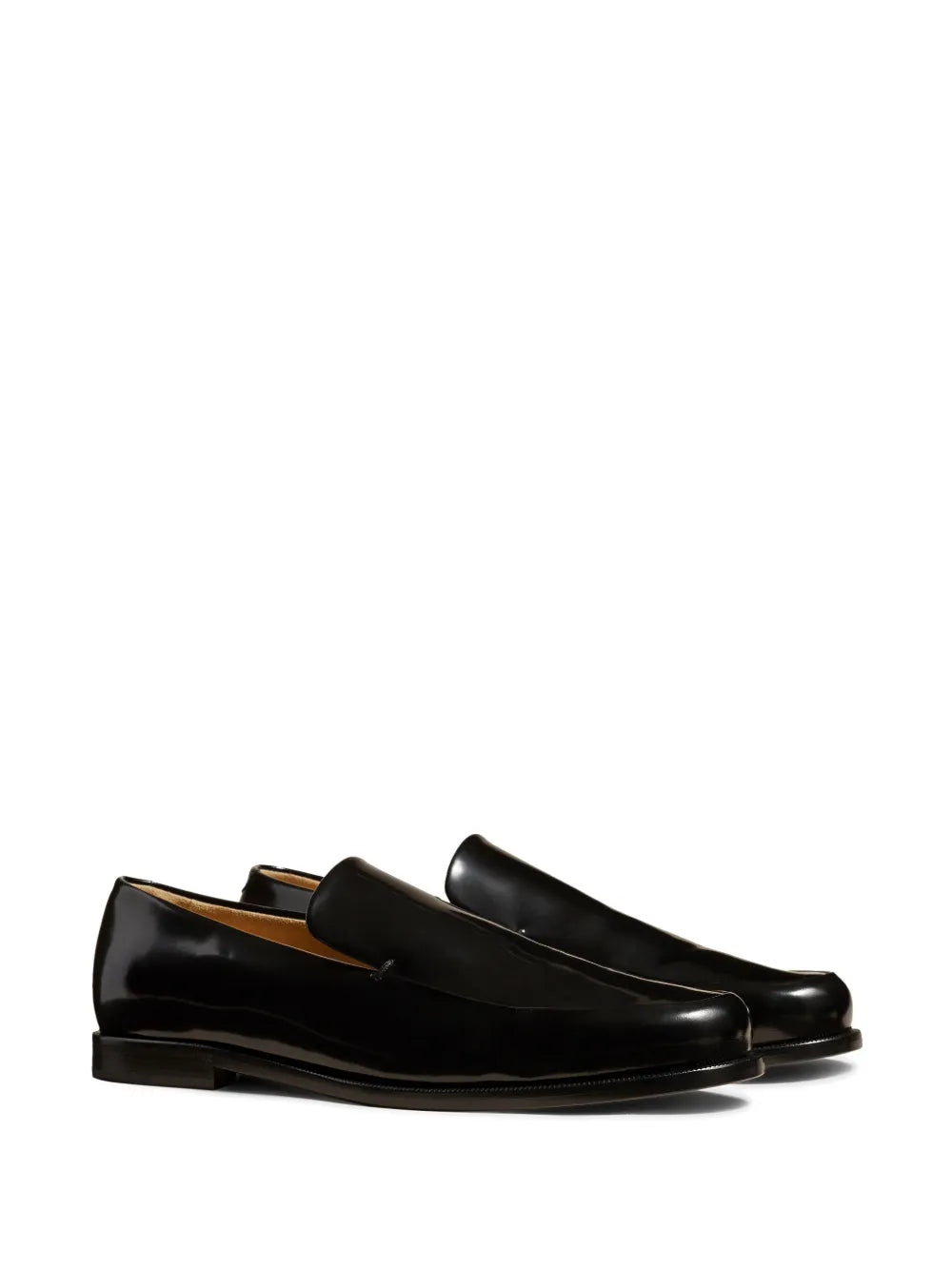 KHAITE The Alessio leather loafers