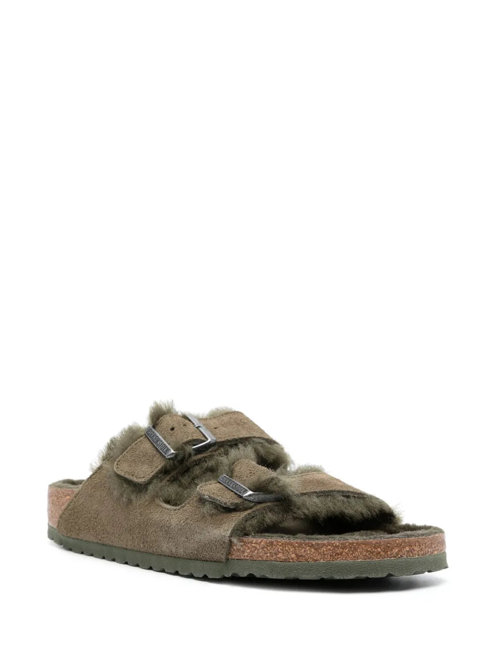 Birkenstock Arizona buckle-fastening suede sandals
