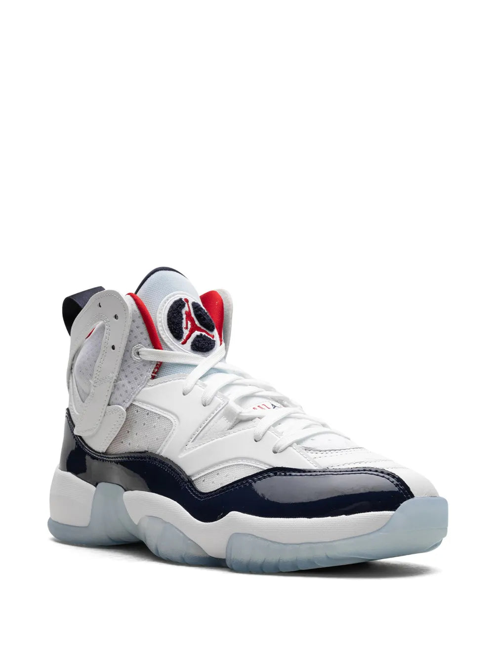 Jordan Jumpman Two Trey "White/Navy/University Red" sneakers