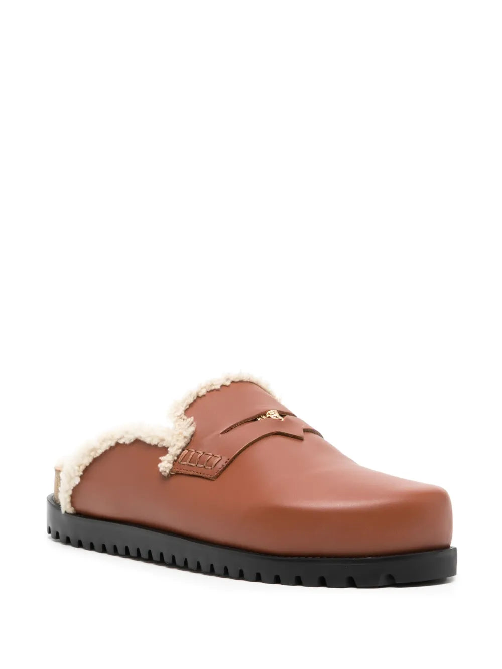 Versace Medusa leather mules