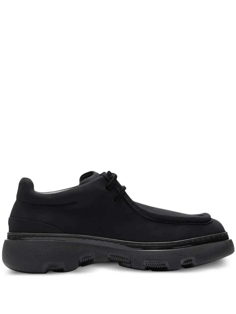 Burberry lace-up suede derby shoes