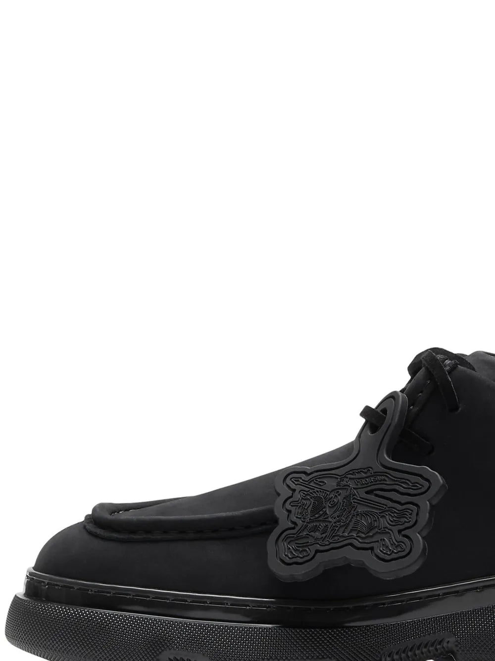 Burberry lace-up suede derby shoes
