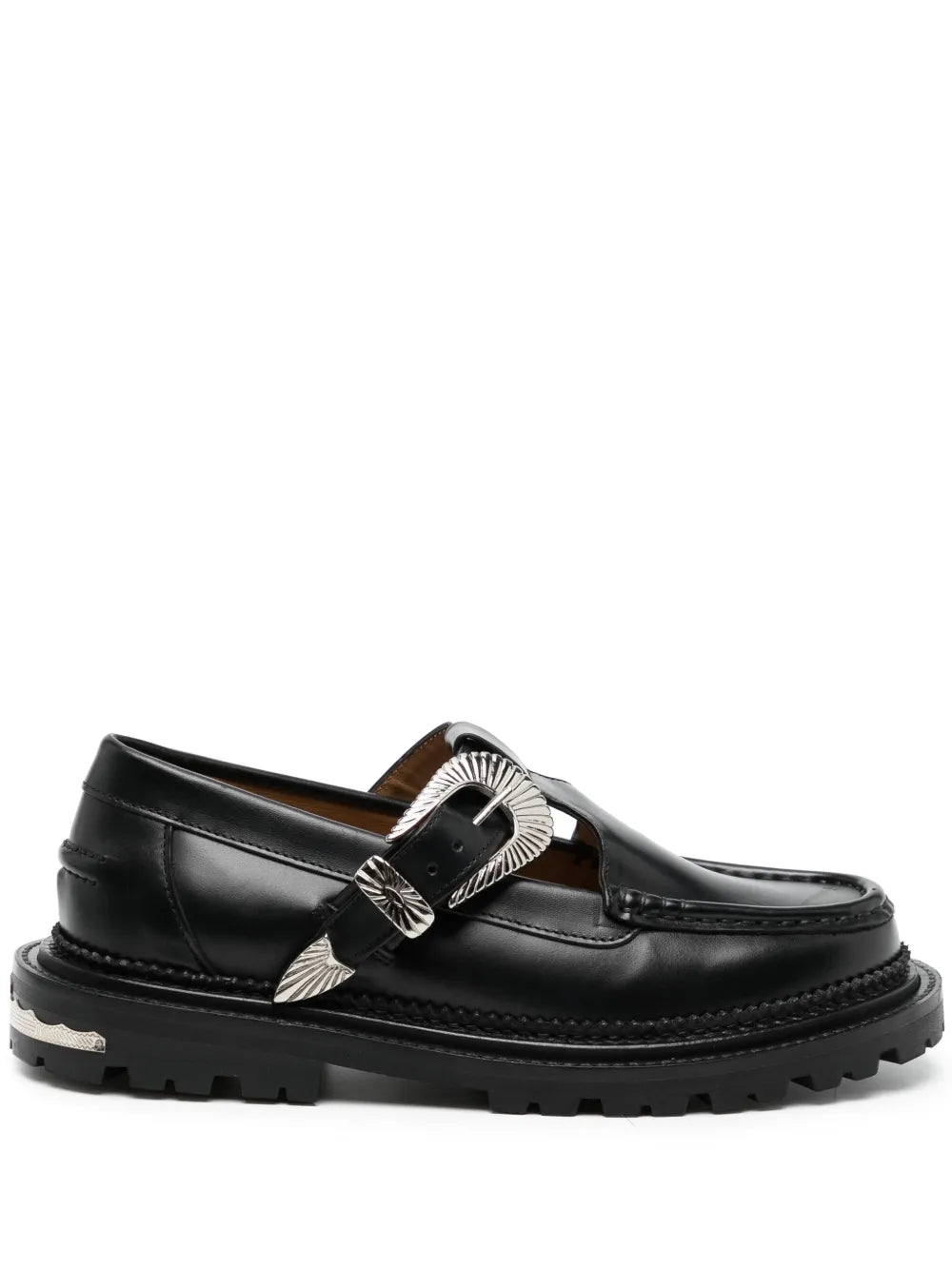 Toga Pulla buckled leather loafers