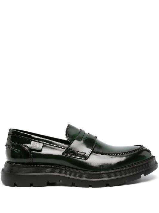 Giuliano Galiano Freddie penny-slot leather loafers