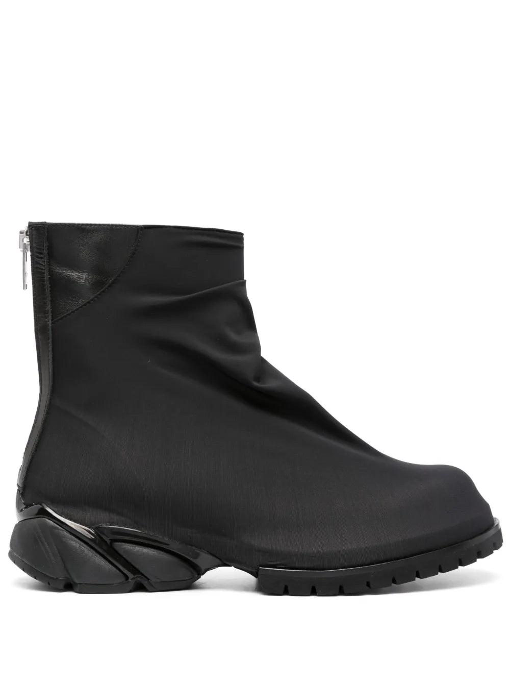 424 panelled zip-up ankle boots