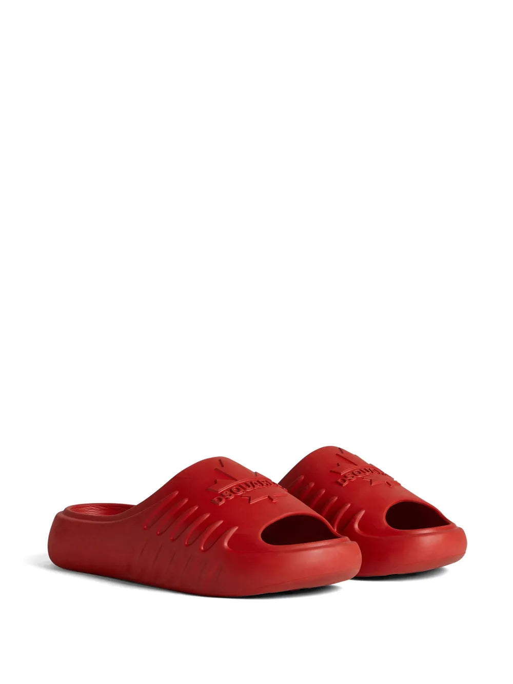 DSQUARED2 logo-embossed slides
