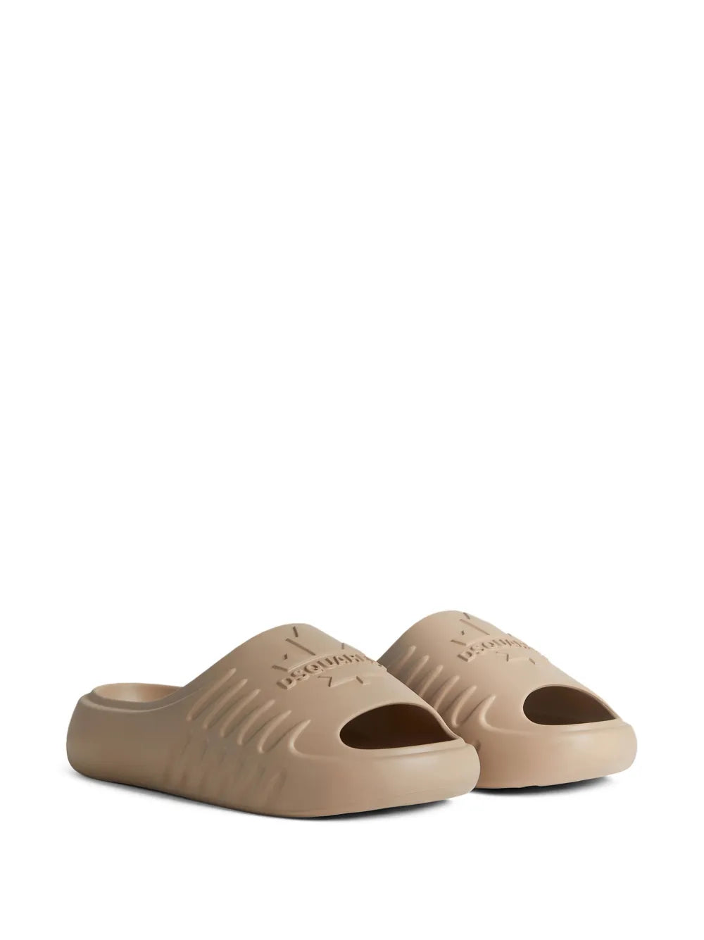 DSQUARED2 logo-embossed slides