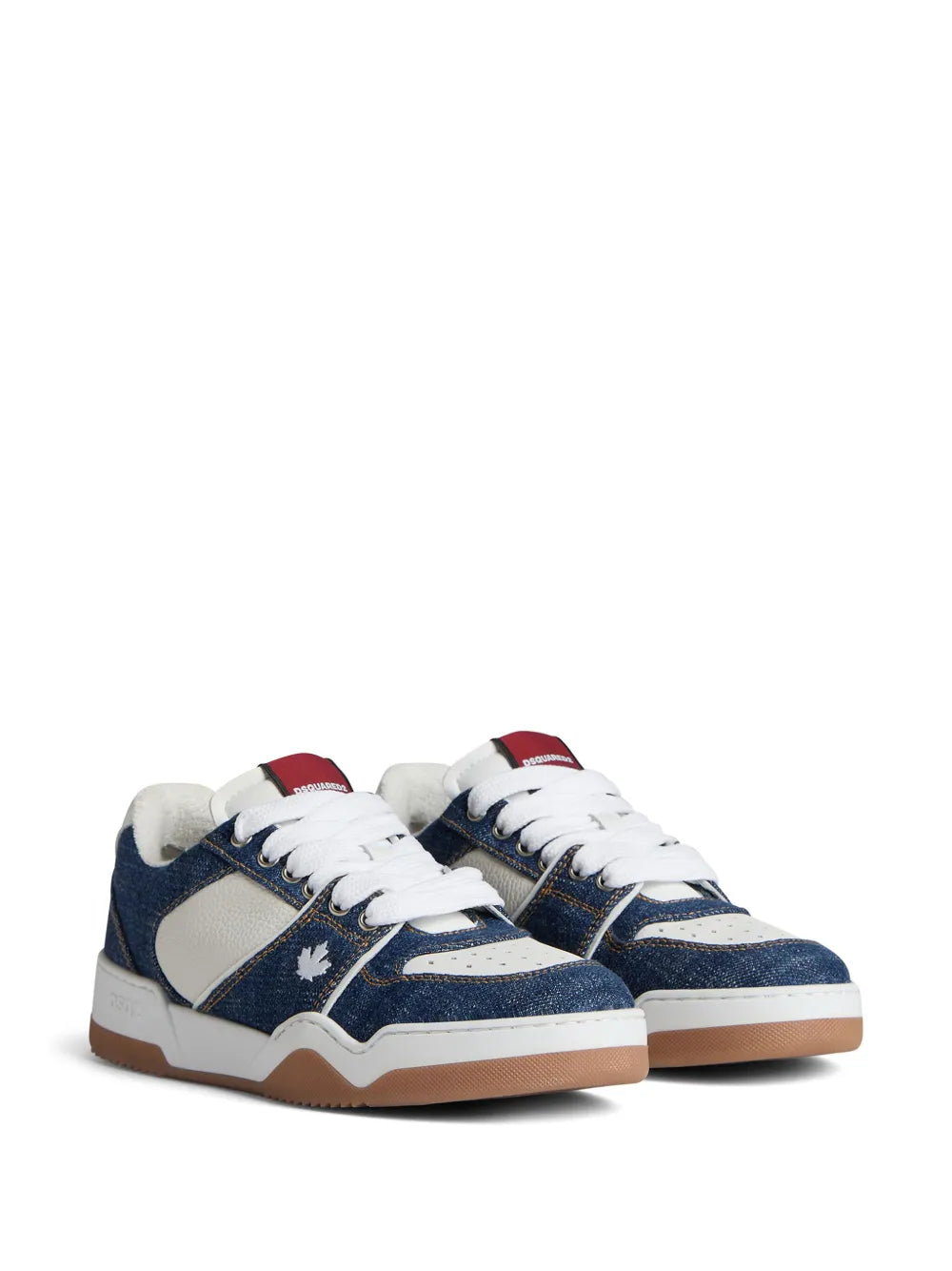 DSQUARED2 panelled denim sneakers