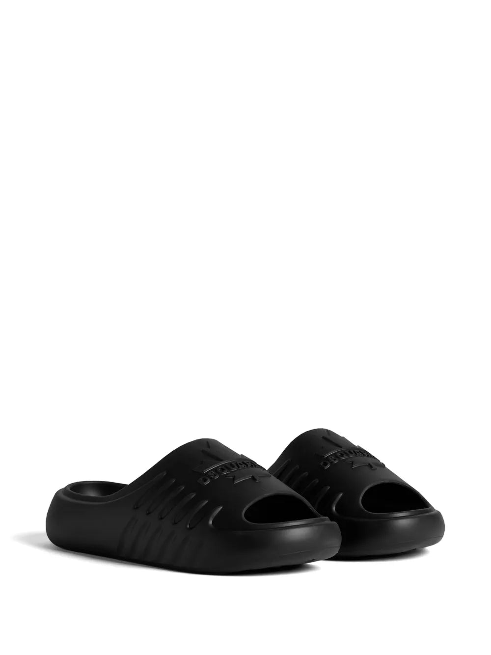 DSQUARED2 logo-embossed slides