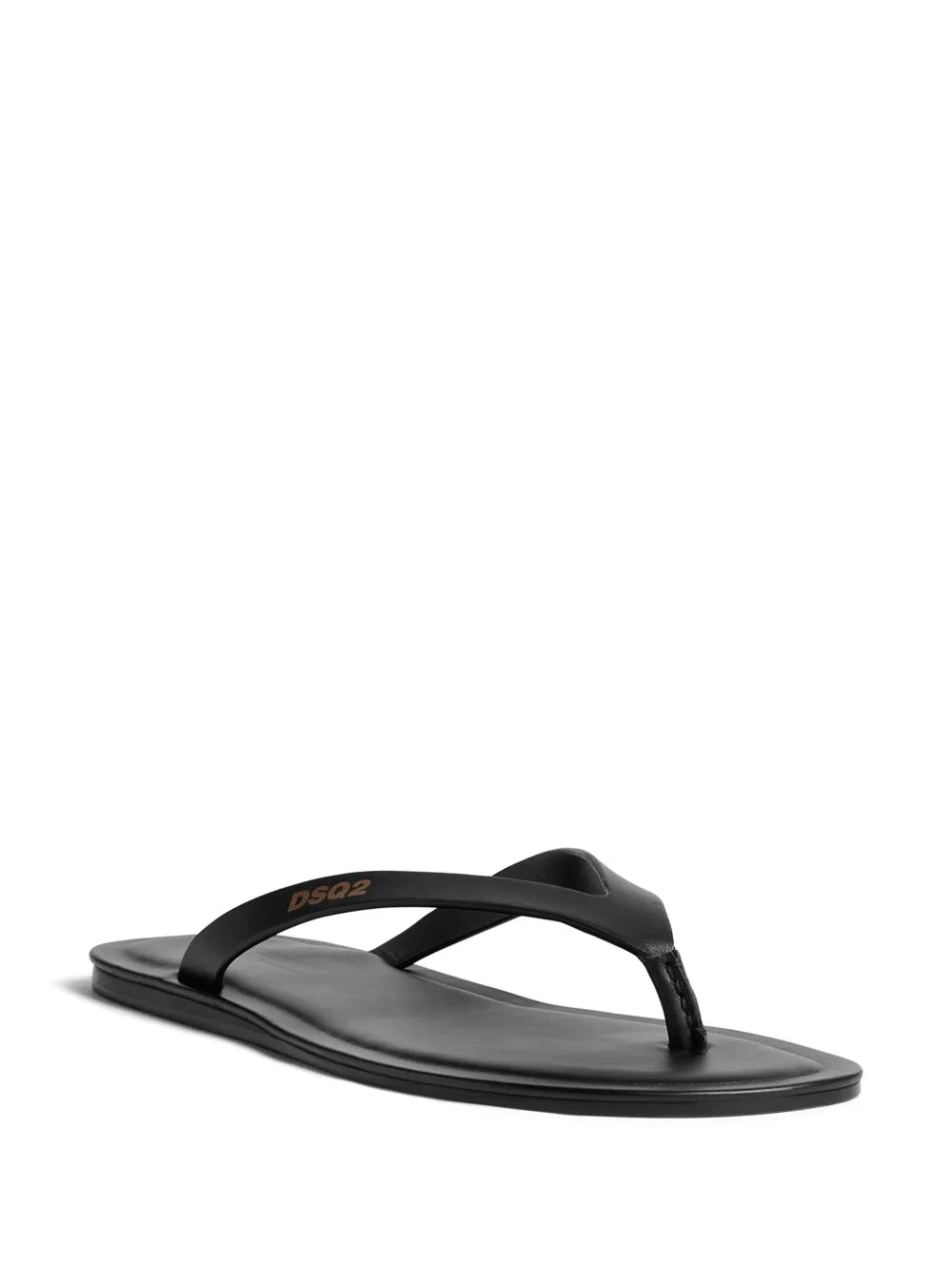 DSQUARED2 leather flip flops