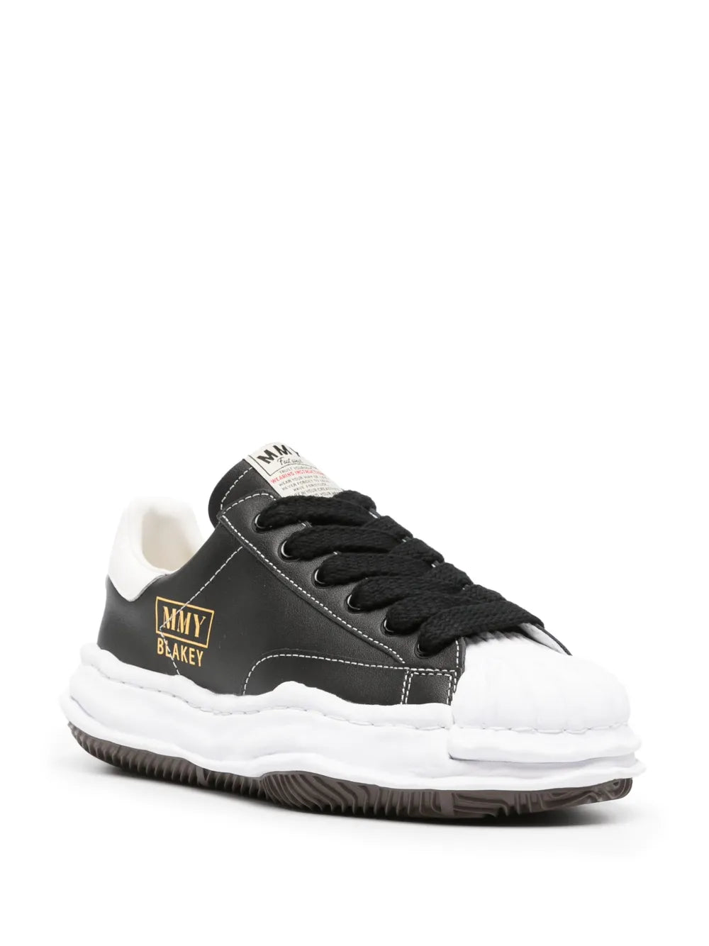 Maison MIHARA YASUHIRO Peterson logo-patch leather sneakers