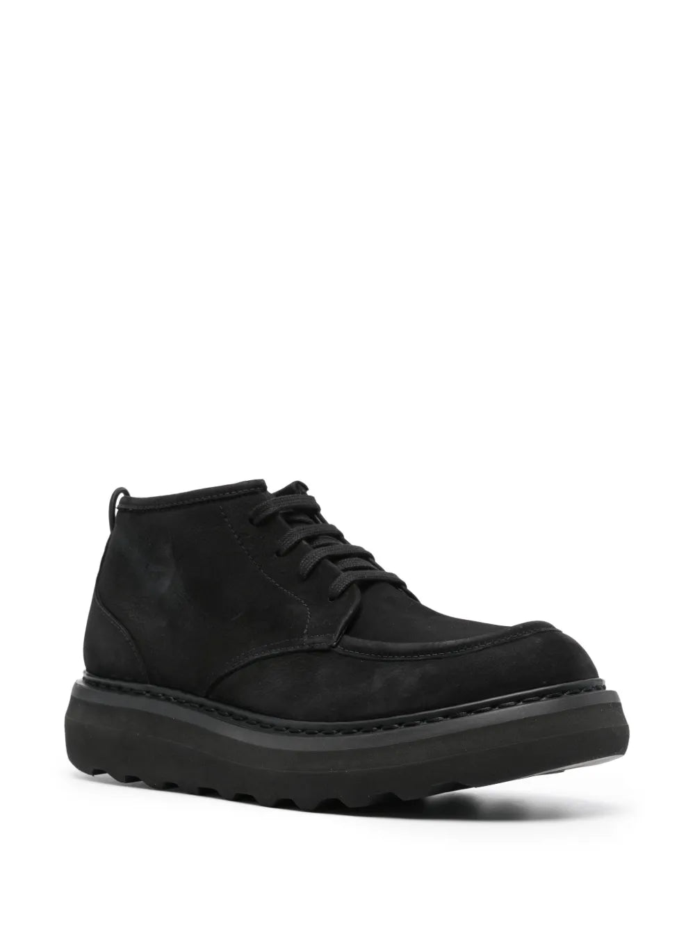 Premiata lace-up leather derby shoes