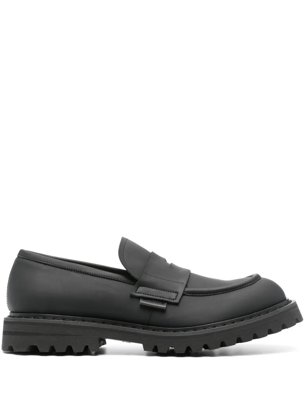 Premiata penny-slot faux-leather loafers