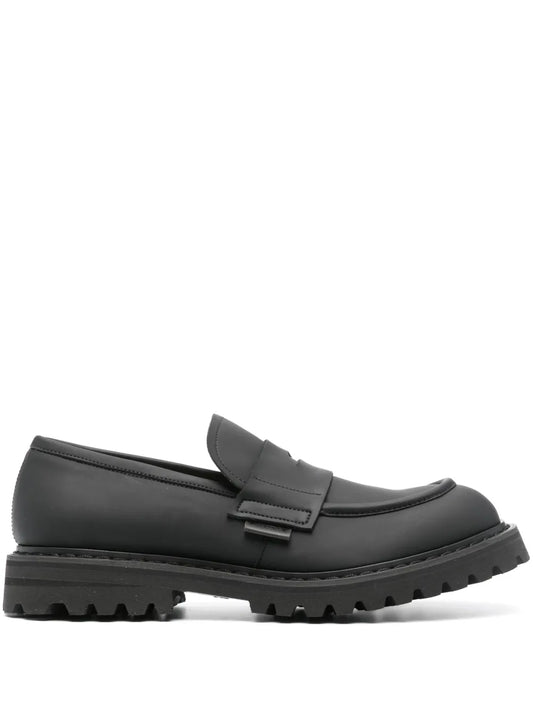 Premiata penny-slot faux-leather loafers