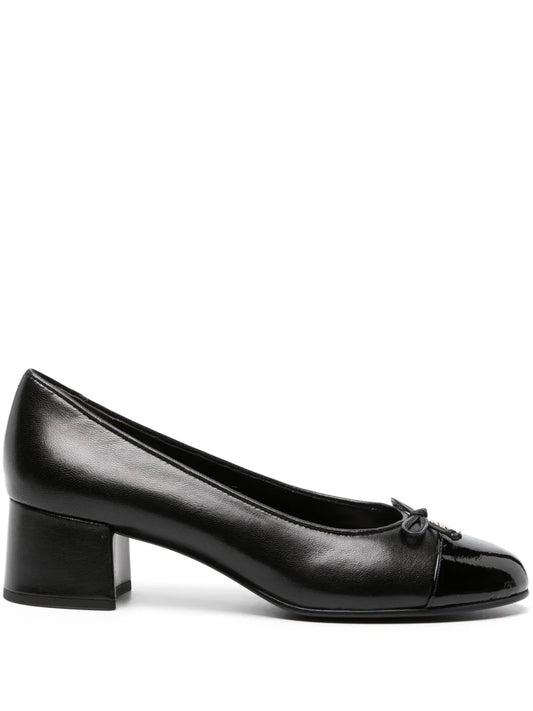 Tory Burch 45mm cap-toe leather pumps