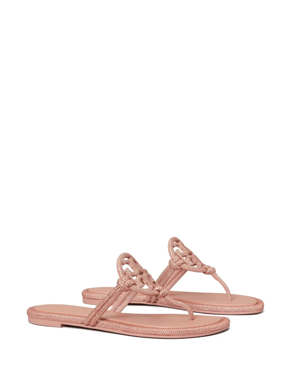 Tory Burch Miller crystal-embellished flip flops