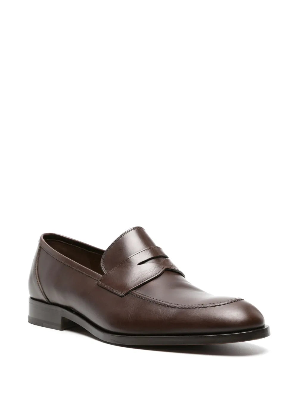 Fratelli Rossetti penny-slot polished leather loafers