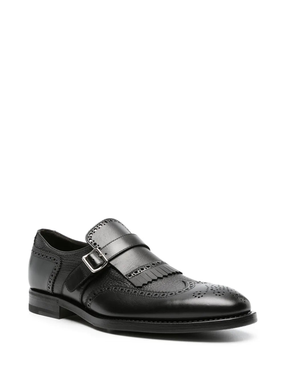 Henderson Baracco fringe-detail monk shoes