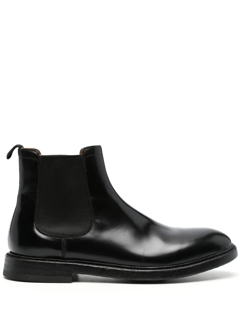 Cenere GB flat leather ankle boots
