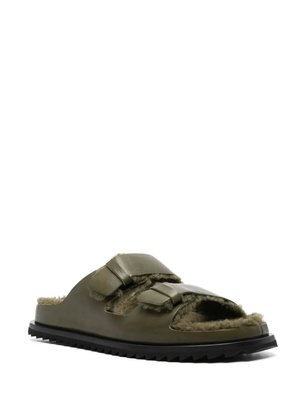 Officine Creative Introspectus 003 shearling slides