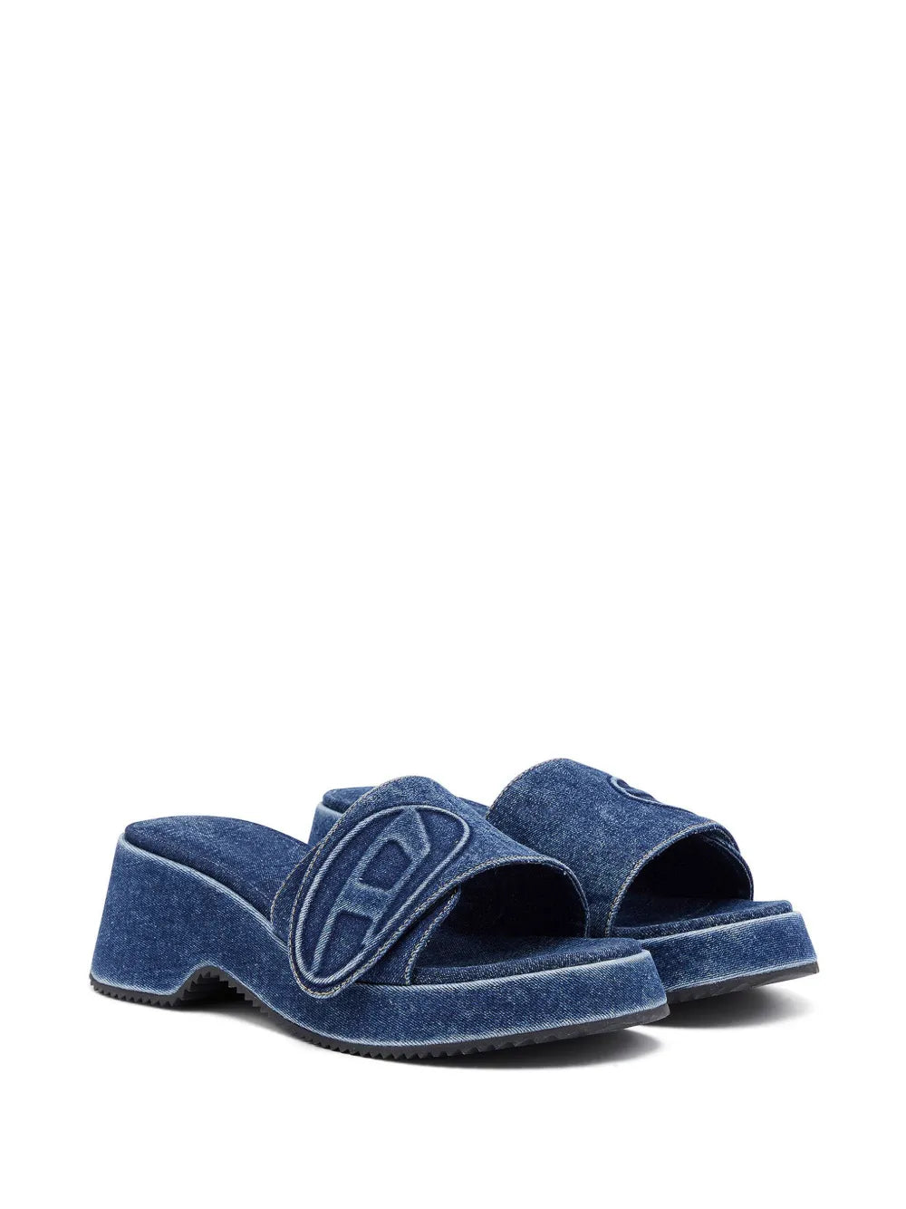 Diesel Sa-Oval D Pf W denim sandals