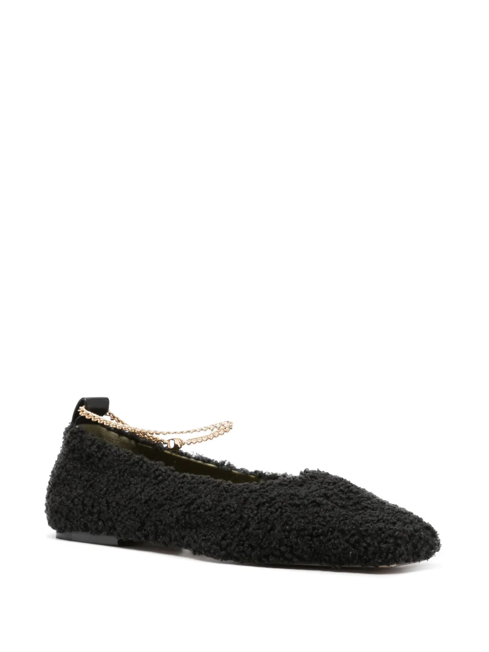 MARIA LUCA Teddy Augusta shearling ballerina shoes
