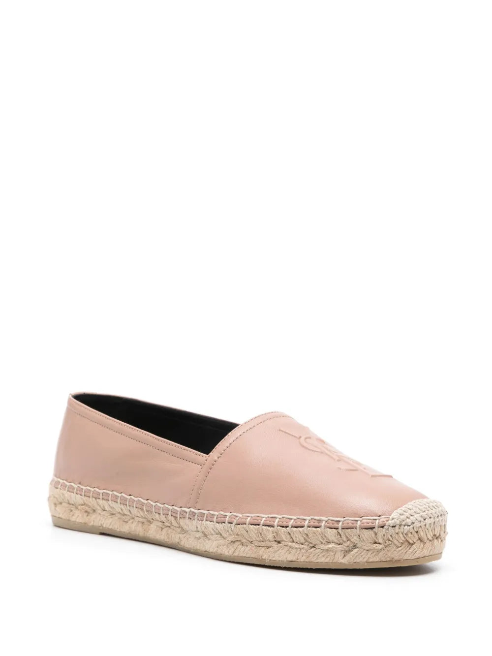 Saint Laurent Cassandre leather espadrilles