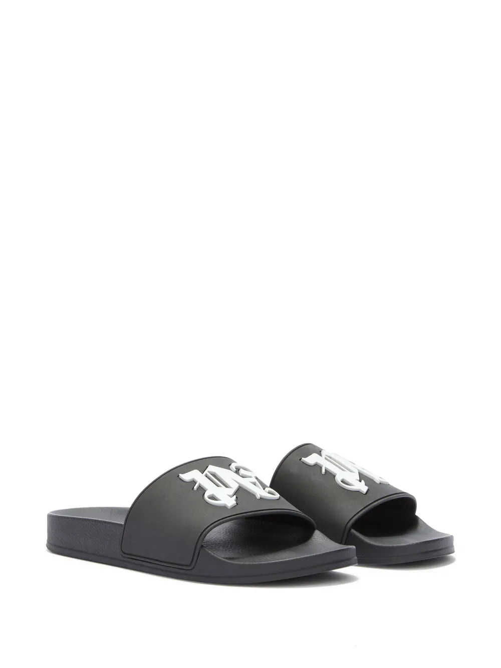 Palm Angels monogram-embossed pool slides